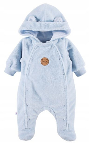 Pajac Eevi 68 Big Bear Luna kaptur niebieski