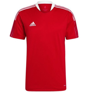 Koszulka męska adidas tiro 21 training jersey czerwona gm7588