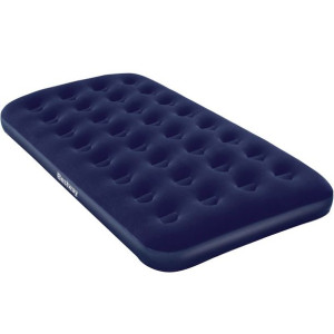 Materac welurowy dwuosobowy bestway double 188x99x22cm granatowy 67001 6195