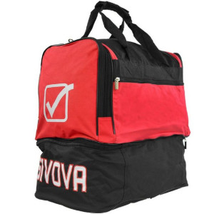 Torba givova medium czerwono-czarna