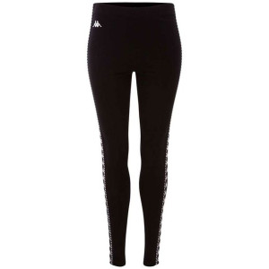 Legginsy damskie kappa isadoma czarne 309075 19-4006