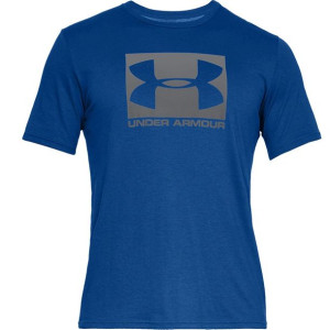 Koszulka męska under armour boxed sportstyle ss niebieska 1329581 400