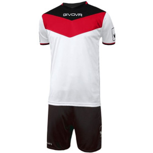Komplet givova kit campo biało-czerwono-czarny kitc53 1210