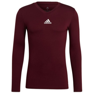 Koszulka męska adidas team base tee bordowa gn7503