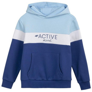 Bluza dla dziewczynki 4f niebieska hjl22 jbld002 33s
