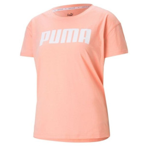 Koszulka damska puma rtg logo tee morelowa 586454 26