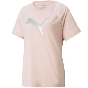 Koszulka damska puma evostripe tee różowa 589143 36