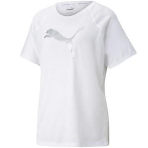 Koszulka damska puma evostripe tee biała 589143 02