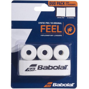 Owijka babolat duo pack syntecpro + vs original x3 bazowa i wierzchnia 8560