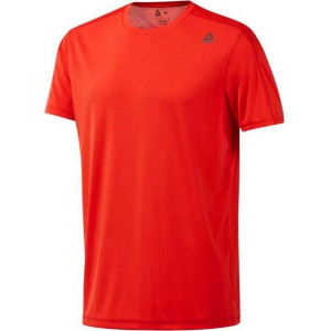 Koszulka męska reebok workout tech top czerwona dp6162