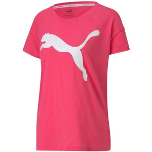 Koszulka damska puma active logo tee glowing różowa 852006 76