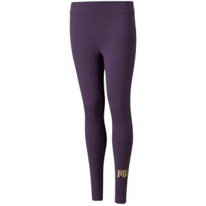 Legginsy dla dzieci puma ess+logo fioletowe 587050 16
