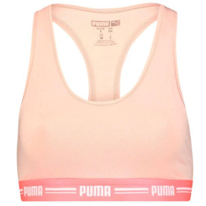 Stanik damski sportowy puma racer back top 1p hang różowy 907862 06