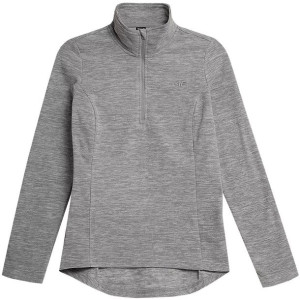 Bluza polarowa damska 4f chłodny jasny szary melanż h4z21 bidp010 27m