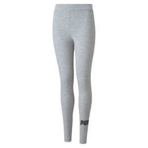 Legginsy dla dzieci puma ess logo leggings jasnoszare 587035 04