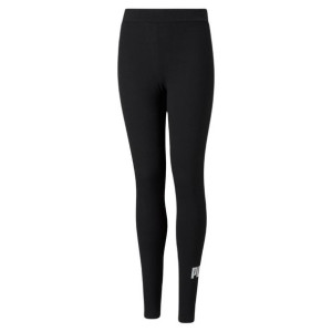 Legginsy dla dzieci puma ess logo leggings czarne 587035 01