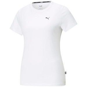 Koszulka damska puma ess small logo tee biała 586776 52