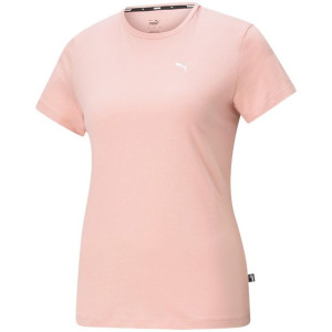 Koszulka damska puma ess small logo tee jasnoróżowa 586776 90