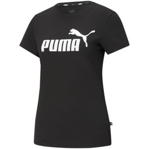 Koszulka damska puma ess logo tee czarna 586774 01