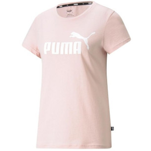 Koszulka damska puma ess logo tee różowa 586775 36