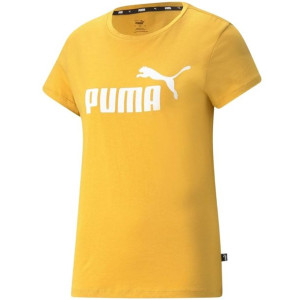 Koszulka damska puma ess logo tee żółta 586775 37