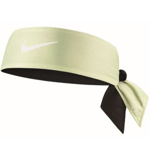 Opaska nike dri fit head tie 4.0 zielona n1003620334os