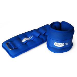 Obciążenia na ręce i nogi profit evolution 2x1,5kg niebieskie dk 3310