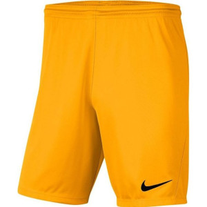 Spodenki dla dzieci nike dry park iii nb k ciemnożółte bv6865 739