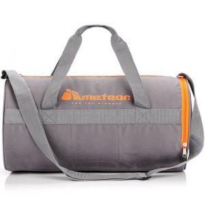 Torba fitness meteor siggy 25l szaro-pomarańczowa 74552