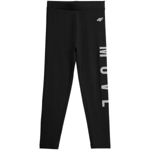 Legginsy dla dziewczynki 4f głęboka czerń hjz21 jleg005 20s