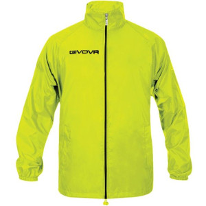 Kurtka givova rain basico fluo żółta rj001 0019