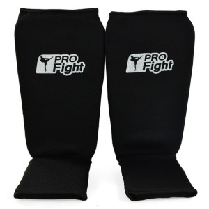 Ochraniacz na goleń stopę step profight cotton 1104 czarny