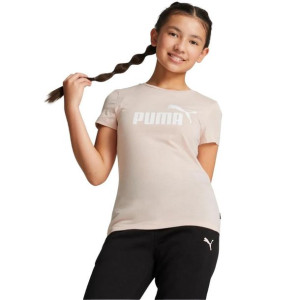 Koszulka dla dzieci puma ess logo tee g różowa 587029 47