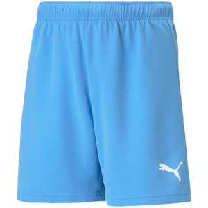 Spodenki dla dzieci puma teamrise short jr błękitne 704943 18