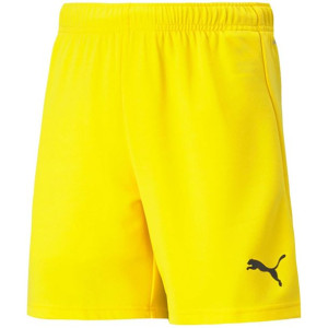 Spodenki dla dzieci puma teamrise short jr żółte 704943 07