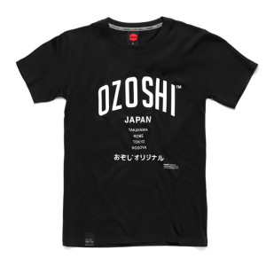 Koszulka męska ozoshi atsumi czarna tsh o20ts007