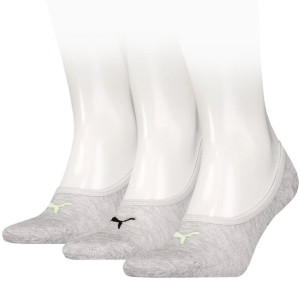 Skarpety puma footie 3p jasnoszare 906930 33