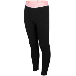 Legginsy dla dziewczynki 4f głęboka czerń hjl22 jleg004 20 s