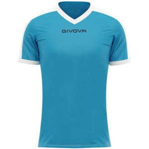 Koszulka givova revolution interlock błękitno-biała mac04 0503