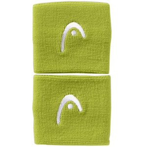 Frotki na rękę head wristband limonkowe 285050