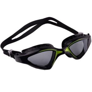 Okulary pływackie crowell flo czarno-zielone