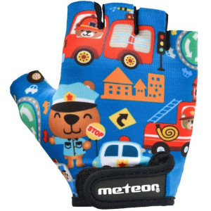 Rękawiczki rowerowe dla dzieci meteor safe city jr 26178-26179-26180