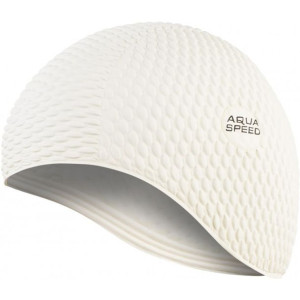 Czepek aqua-speed bombastic biały 05 104