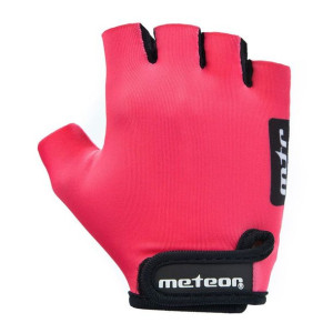 Rękawiczki rowerowe dla dzieci meteor pink jr 26196-26197-26198
