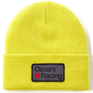 Czapka ozoshi heiko cuffed beanie limonka owh20cfb004