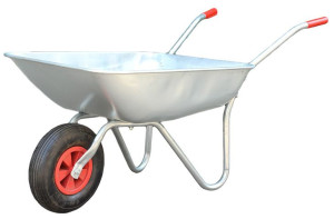 Taczka Jednokołowa Ogrodowa Ocynkowana Tłoczona 80L /120 L Summer Garden