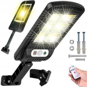 Lampa Solarna Uliczna Czujnik Ruchu Pilot Latarnia