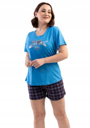 Piżama Damska Vienetta bawełniana +Size 4XL 56 58