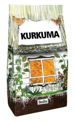 KURKUMA - sproszkowane kłącze.