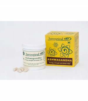 Ashwagandha 100 Kapsułek! 40g Aurospirul Moma